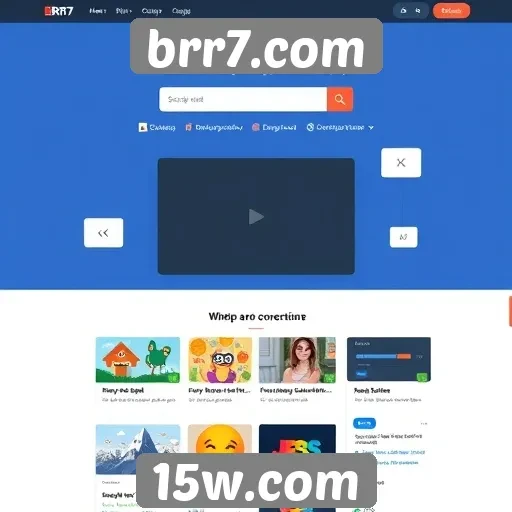 Análise da interface do usuário do site brr7.com